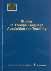 Studies in Foreign Language Acquisition and Teaching