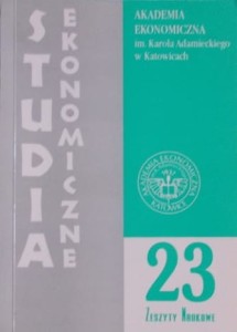 Zeszyty Naukowe 23. Rachunkowość wobec zarządzania współczesnym przedsiębiorstwem