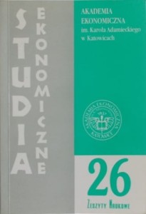 Zeszyty Naukowe 26. Problemy makroekonomiczne w teorii i praktyce