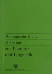 Wissenschaftliche Arbeiten zur Literatur und Linguistik