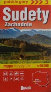 Polskie góry. Sudety Zachodnie. Mapa turystyczna